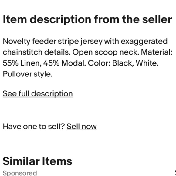 Rag and Bone Light Striped Jersey Weight Mini Linen Blend VNeck Dress d - Picture 11 of 11